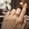 Copper Naag Ring For Kalsarp Dosh Nivaran(काल सर्प दोष निवारक नाग रिंग) - Image 2